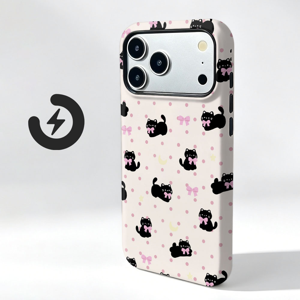 Vivo X200 - Cute Cat Pattern Magnetic Phone Case