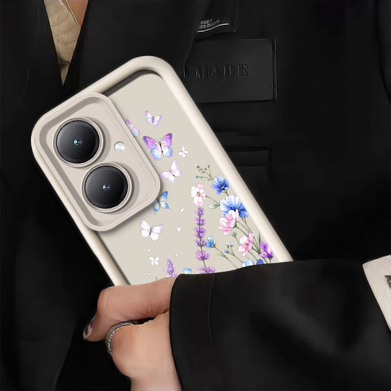 Lavender Butterfly Pattern Pho - Vivo Y28 recension och pris