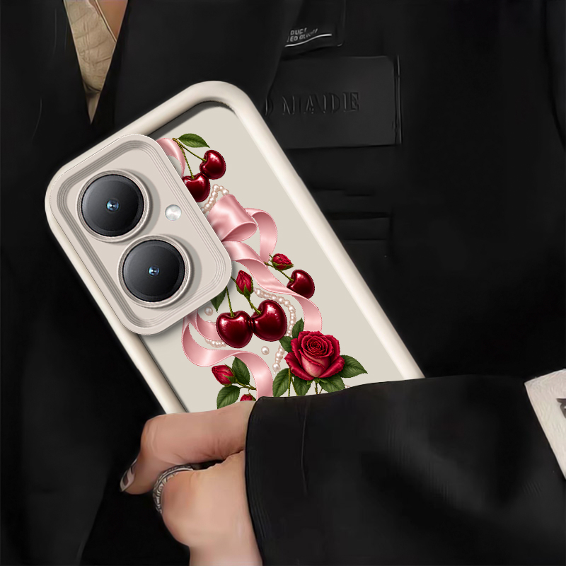 Cartoon Cherry Bow Pattern Pho - Vivo Y28 recension och pris
