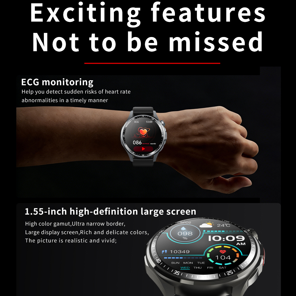 Men & Women Smartwatch  Ultra  - Fall Detection Watch recension och pris