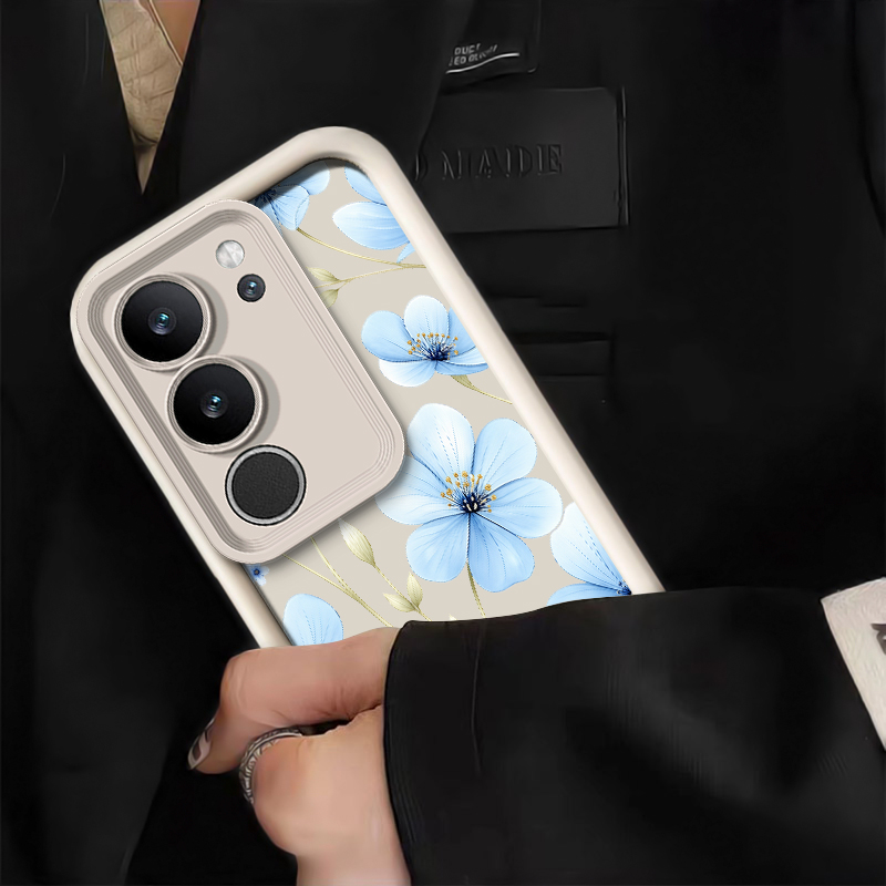 Blue Watercolor Floral Phone C - Vivo X200 recension och pris