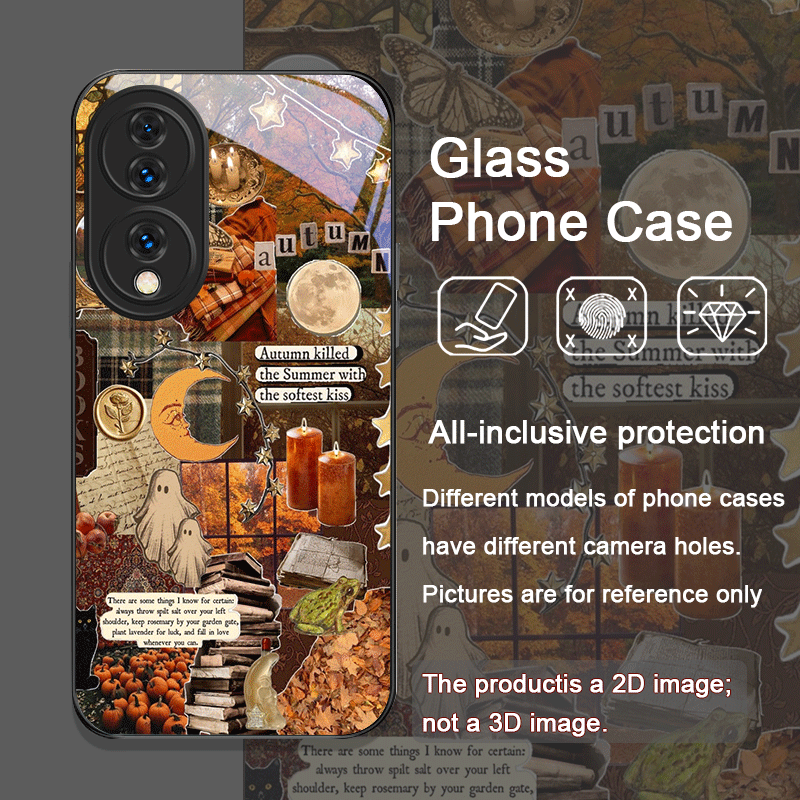 Retro Autumn Leaves Pumpkin Pl - Huawei Nova 12 recension och pris