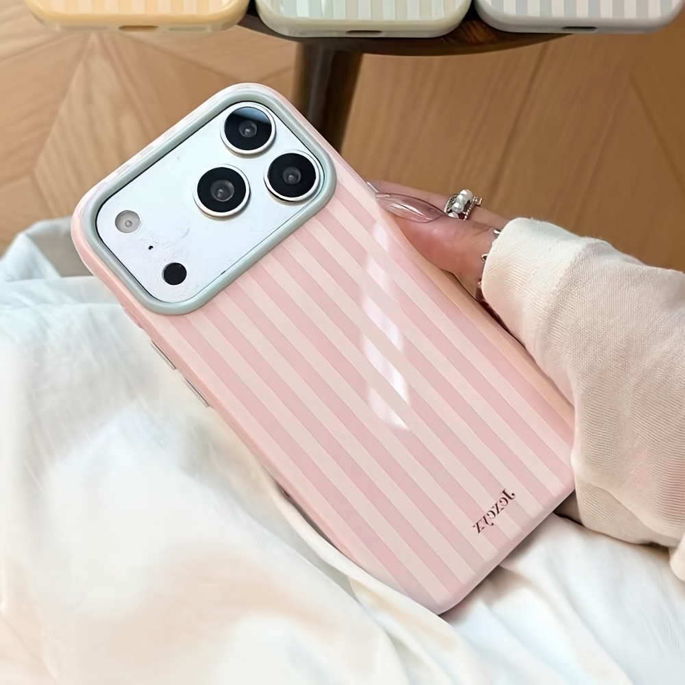 Luxury Korean Fashion Stripes  - Apple Iphone 15 Pro Max recension och pris