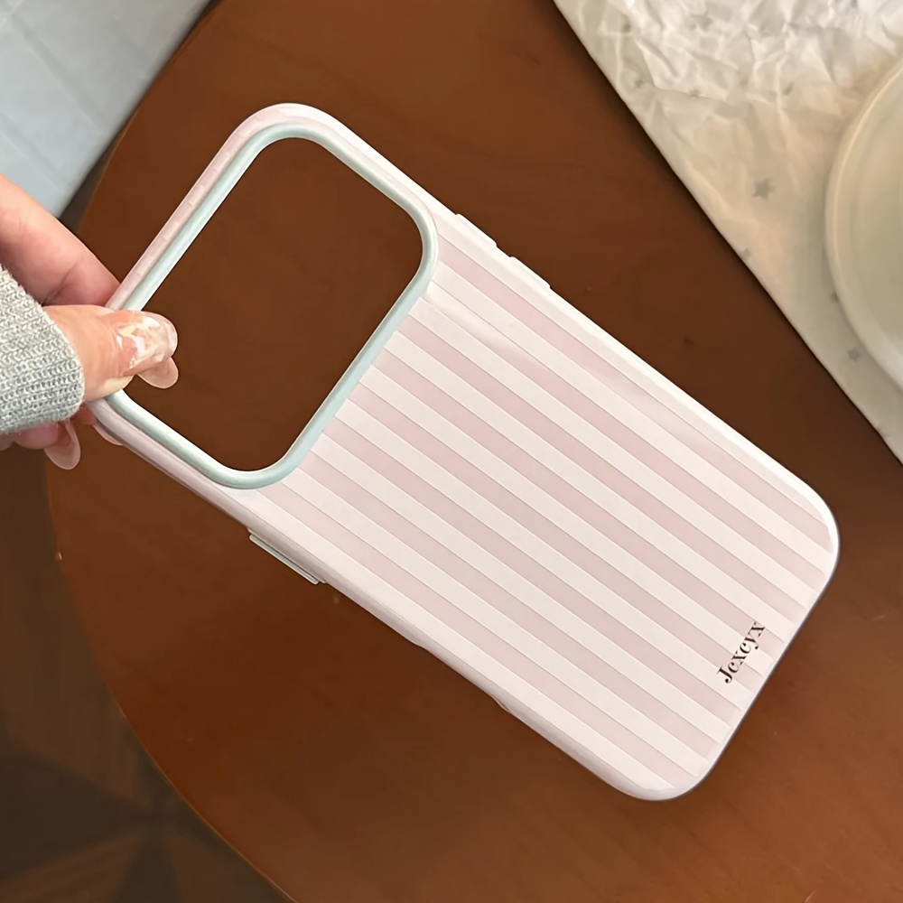Luxury Korean Fashion Stripes  - Apple Iphone 15 Pro Max recension och pris